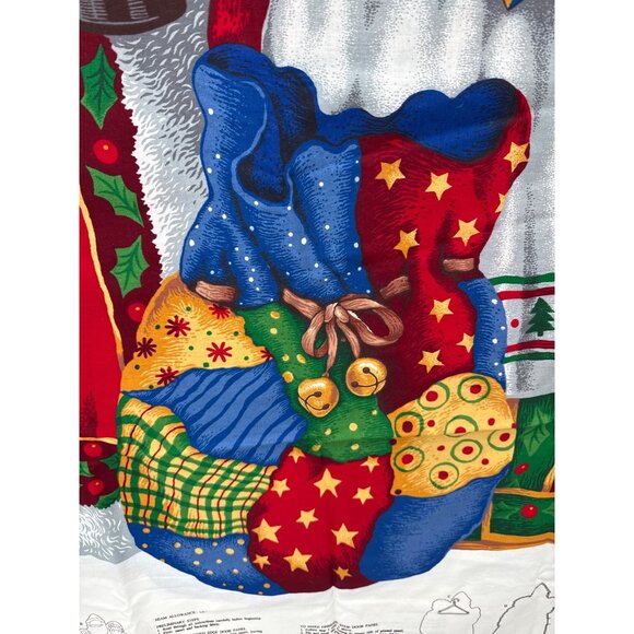 Mr. & Mrs. Santa Claus Door Panel Sewing Kit 35”x 59" With Instructions - Picture 5 of 7